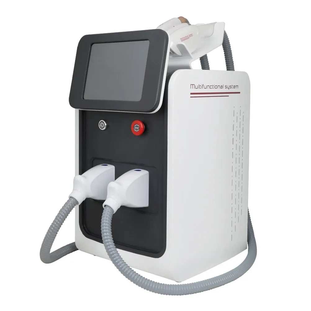 3 en 1 IPL épilation ND YAG LASER détatouage elight rajeunissement de la peau machine laser