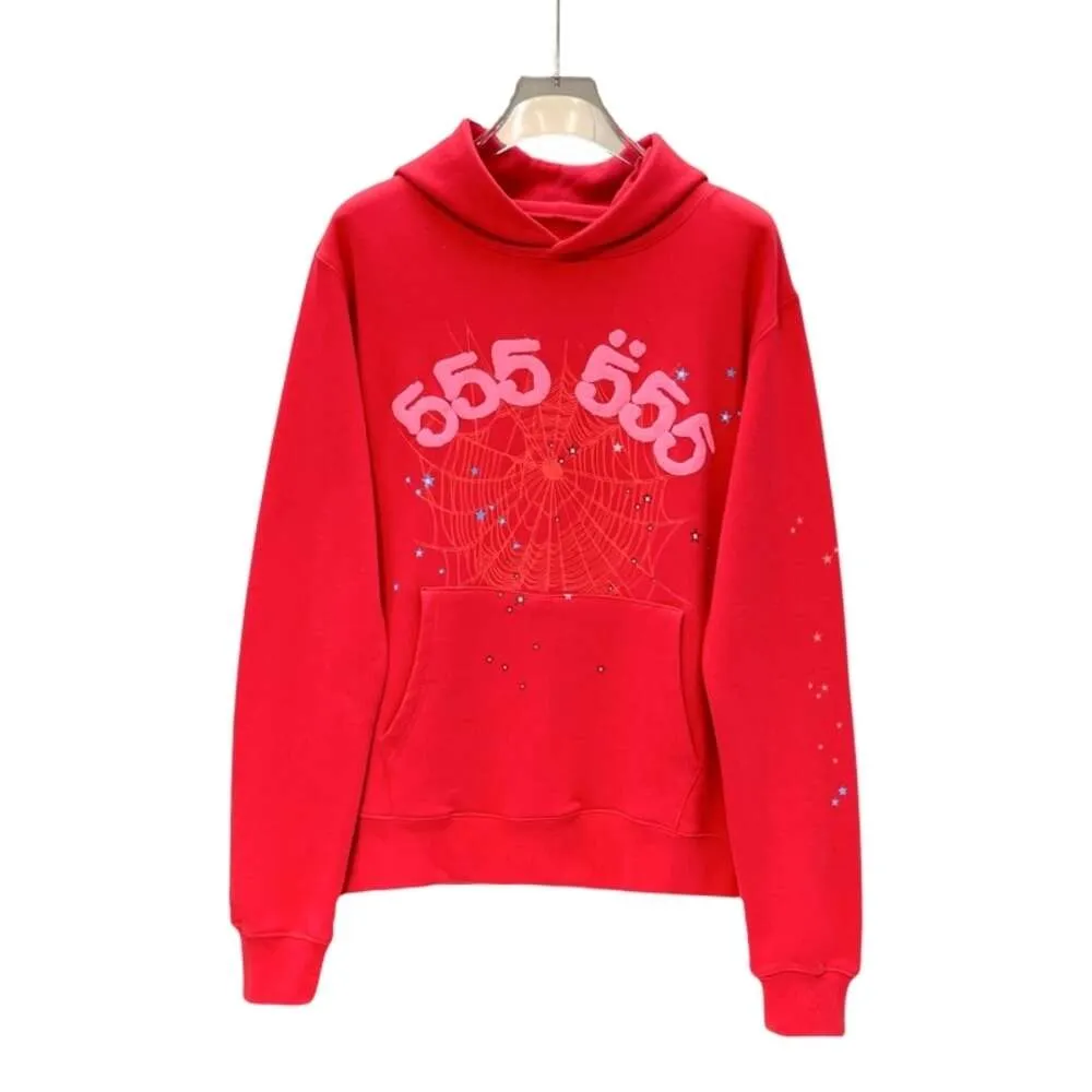 Herren Hoodies Sweatshirts Designer Frauen Herren Pink Spiderweb 55555 Spinnen Männer Unisex Hoodie Langarm Street Hip-Hop BG5U