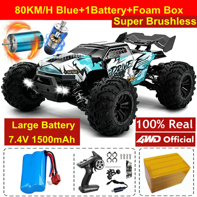 1:10 70km/h carro de controle remoto 4wd alta velocidade drift 2.4g rc  amortecedor do carro anti-colisão rc brinquedos natal presente de  aniversário - AliExpress