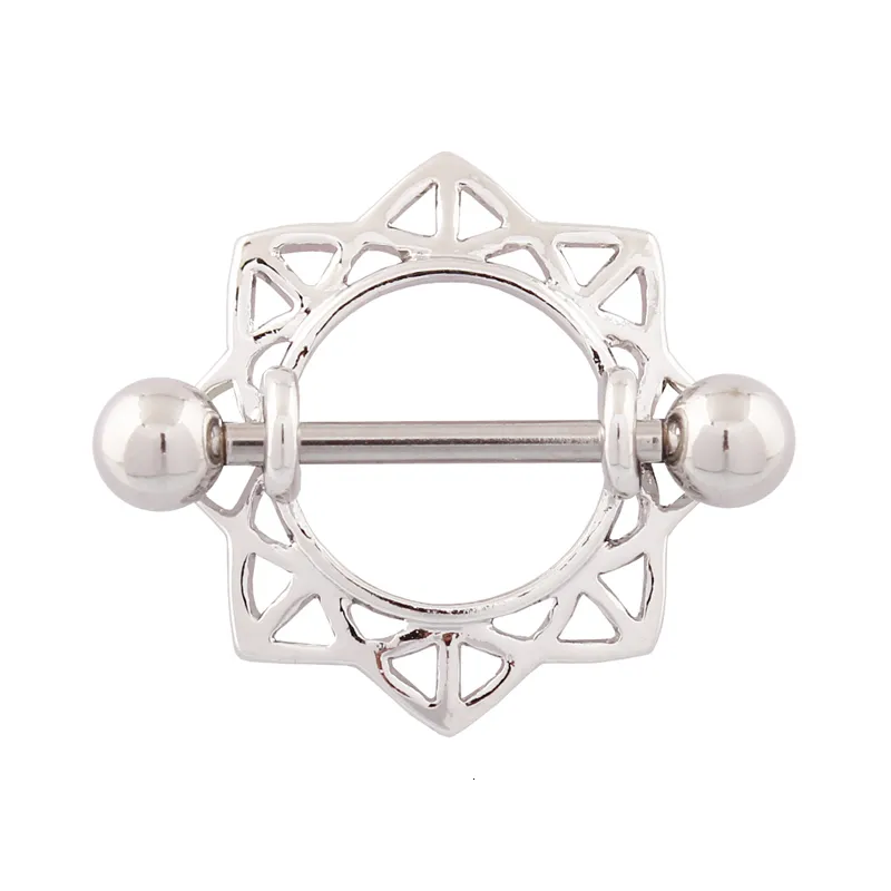 Labret Lippiercing Sieraden Body Star Tepelringen Nikkelvrij Mode Dames Geen stenen Groothandel Veel 14G 316L stalen staaf 230906