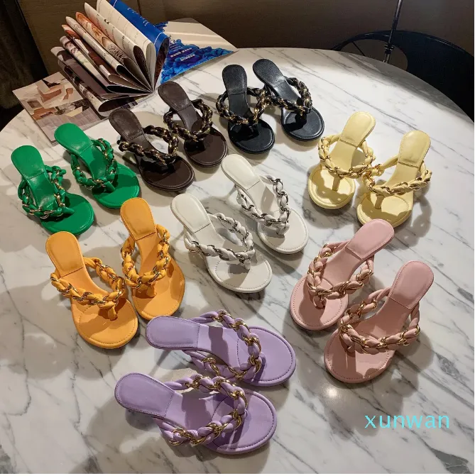 Classic leather Lido style Women sandals Fashion beach Designer Sandal Flat Slides Flip Flops slippers Woman Designers silde with box