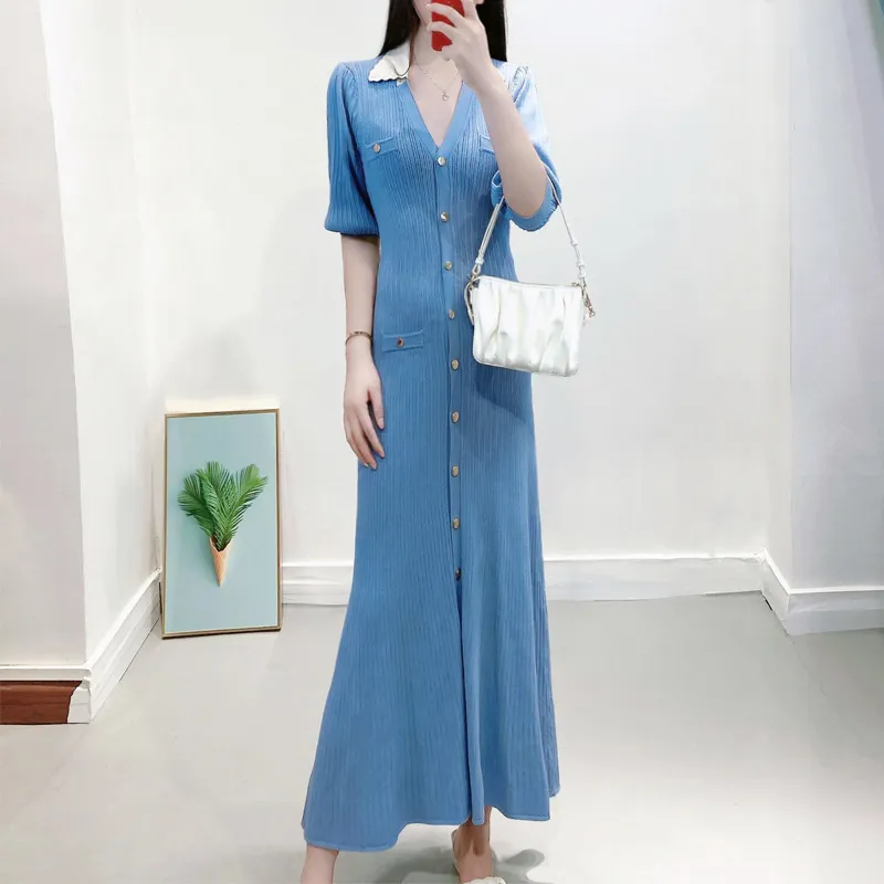 knit a line midi dress A line midi knit dress – Marie Claire main image 1