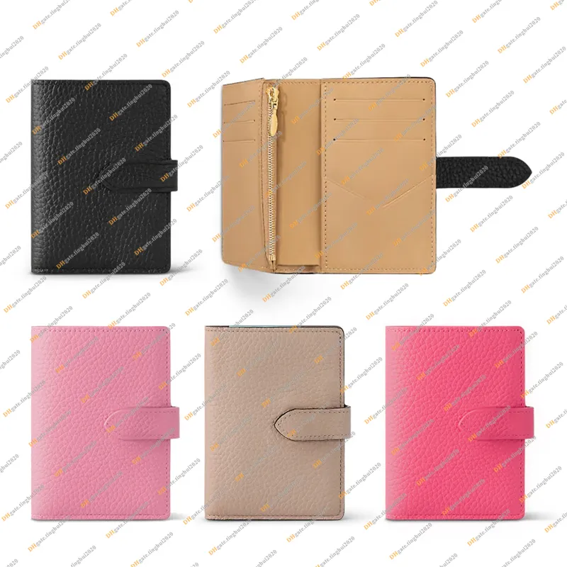 Ladies Fashion Casual Designer Luxury Vertical Compact Wallet Coin Purse Credit Card Holders Nyckelpåse Top Mirror Quality M81561 M82198 M82438 Business