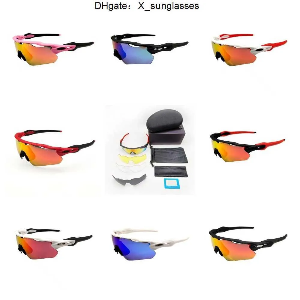 Lunettes de sport lunettes de soleil de cyclisme en plein air UV400 lunettes de lentilles polarisées lunettes de vélo VTT homme femmes EV soleil d'équitation avec étui NKSV