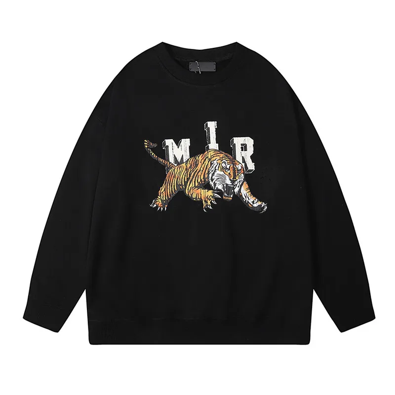 Mens Designer Sweatshirts CREW NECK FLEECE Hoodies SPORTSWEAR JUMPER Men Women Long Sleeve Pullover Patchwork Tiger Print Hoodie Casual Drawstring Hoody Top