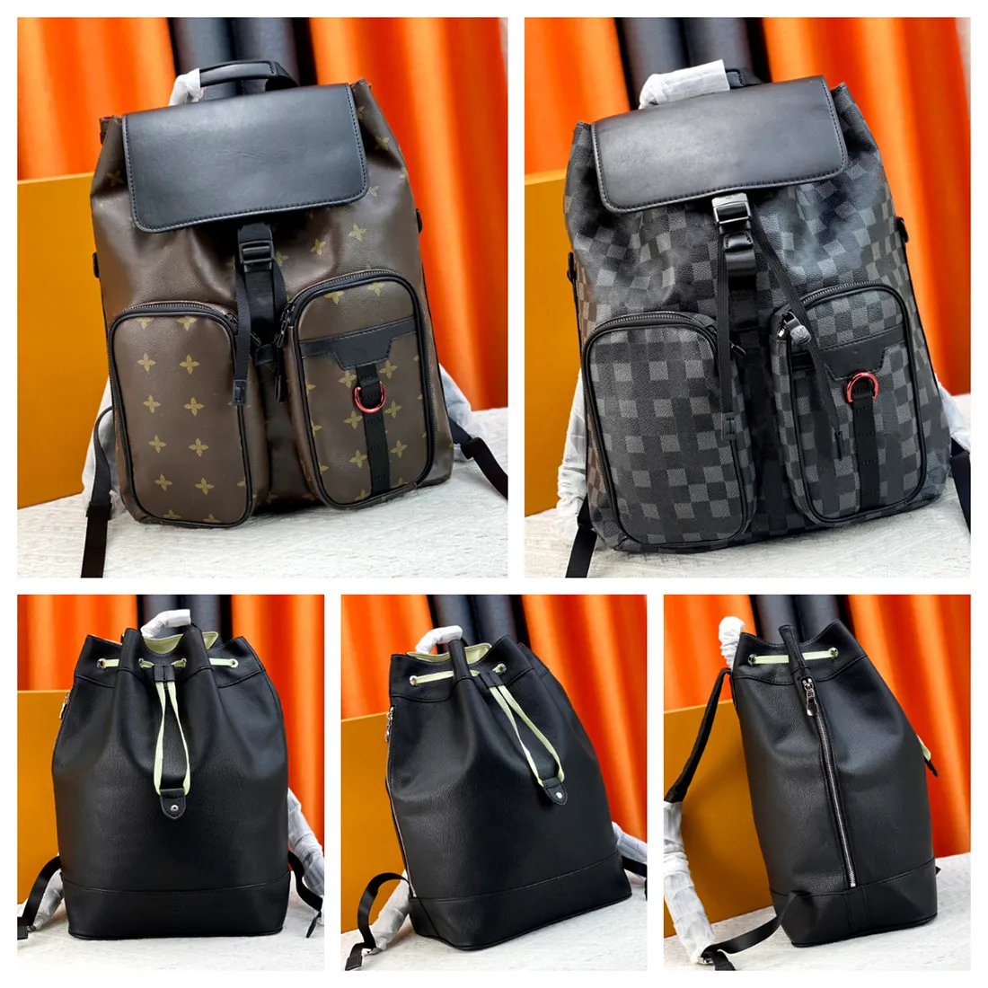 Mochila Cuerdas Mujer Bolsa Hombre - Mochilas de Tela Cuerda Bolso