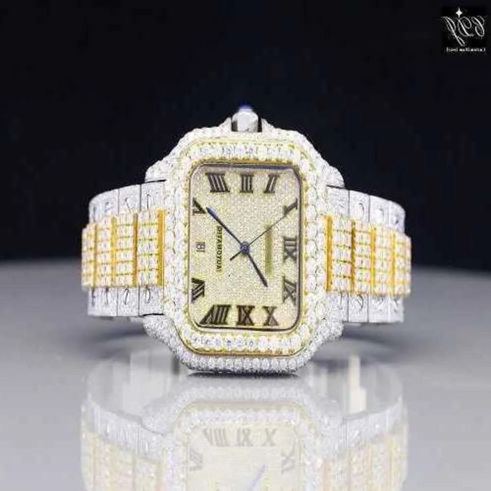 Produttore diretto di alta qualità Moissanite Diamond Stainls Acciaio Bling Ice out Luxury Diamond Hip Hop Two4BLQJY