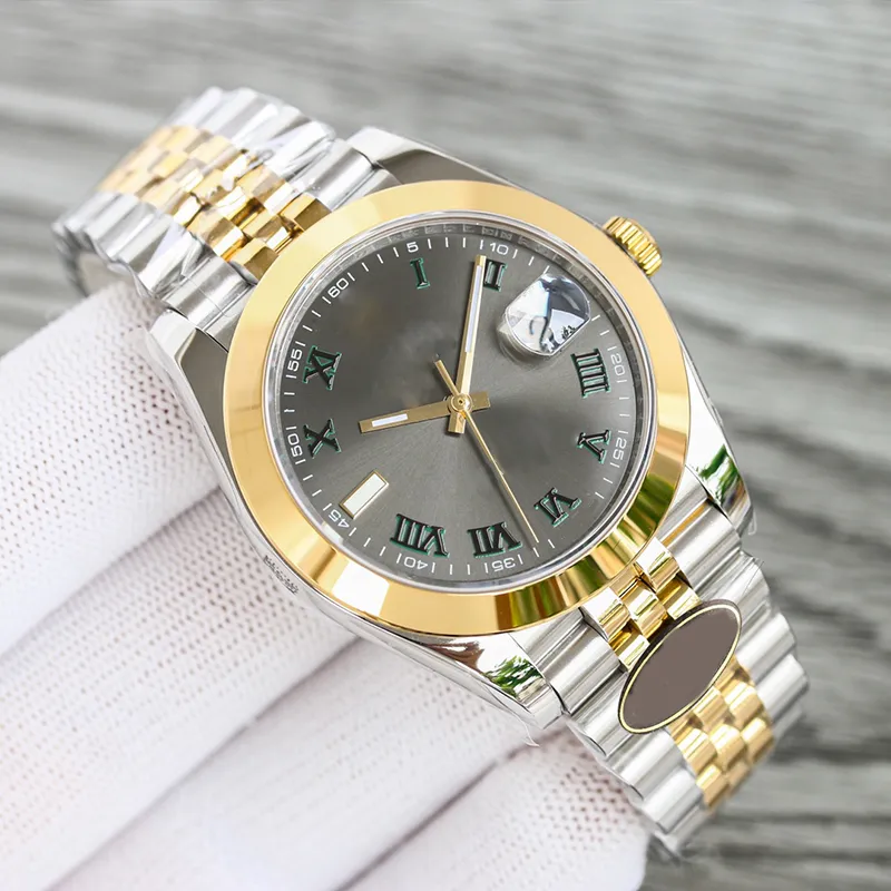 Luxury Męski zegarek 41 mm Automatyczne Geneva 904L Pasmo ze stali nierdzewnej 36 mm Watch Wathood Waterproof Sapphire Mirror Middle East Watch Dhgate Monte de Luxe Watch CSQ