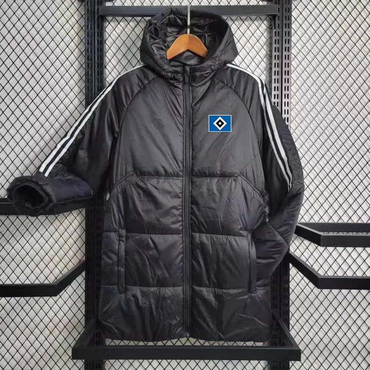 Hamburger SV veste rembourrée d'hiver pour hommes vestes de créateur vers le bas Parkas coton épaissi loisirs de plein air sports manteaux chauds