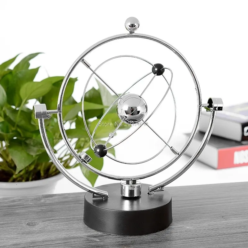 Annan hemlagringsorganisation Kinetic Orbital Revolving Gadget Perpetual Motion Desk Office Decor Art Toy Gift Set 230907