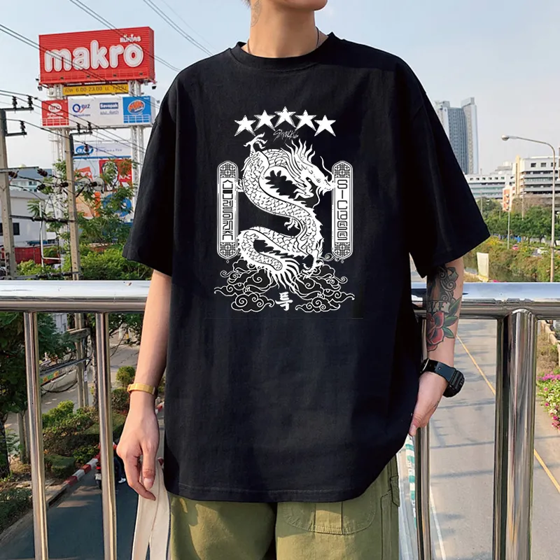 女性用Tシャツkpop stray kids 5star tシャツ韓国ファッションストレイキッドファンサマーコットンTシャツヒップホップ特大ユニセックス230906