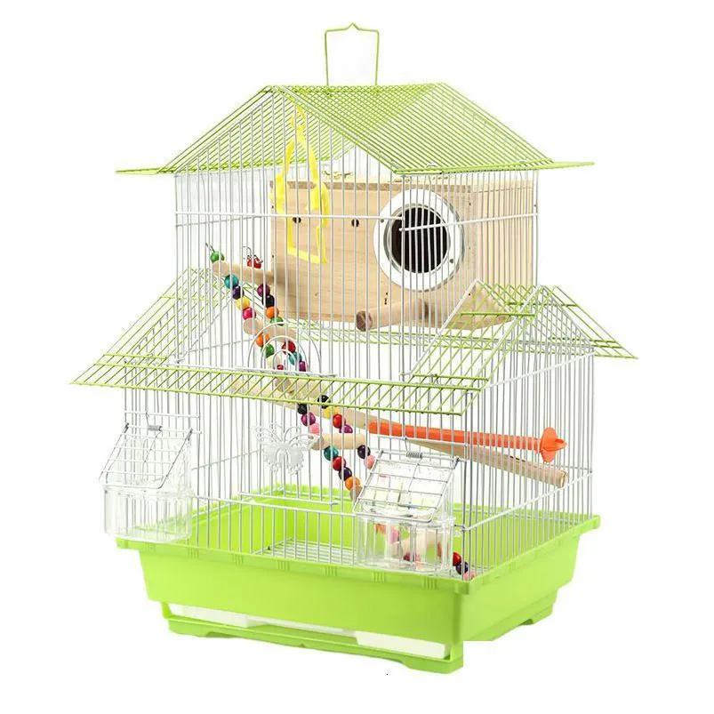 Bird Cages S Parrot Parakeet Metal Birdhouse Heightening Breeding Cage Nest Supplies Factory Sold 230516 Drop Delivery Home Garden Pet Dhhyi