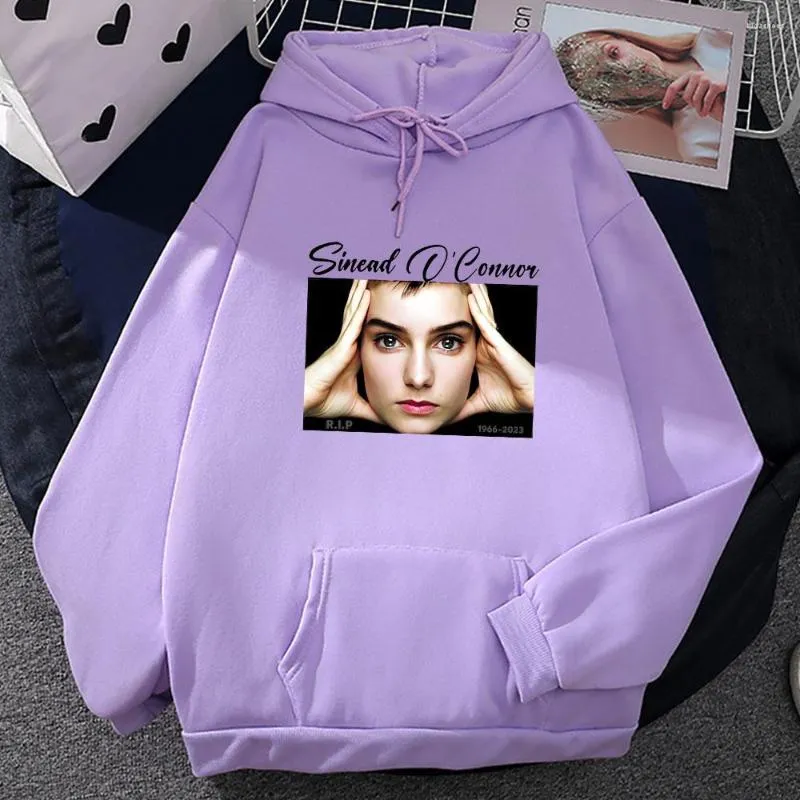 Herren Hoodies Sinead O'Connor Po Booth Hoodie Unisex Ästhetische Grafik Pullover Retro Grunge Kleidung Herbst Lässige Fleece Sweatshirts