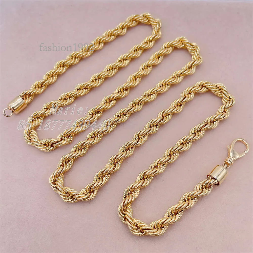 Echt massief gouden touwketting voor mannen, puur gouden sieraden Au750 gouden ketting ketting sieraden aangepaste ketting