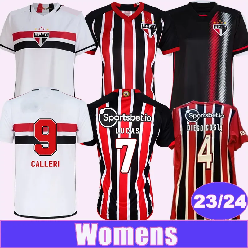 2023 24 Sao Paulo Womens Soccer Jerseys Arboleda Alleri Gabriel Nestor Hom