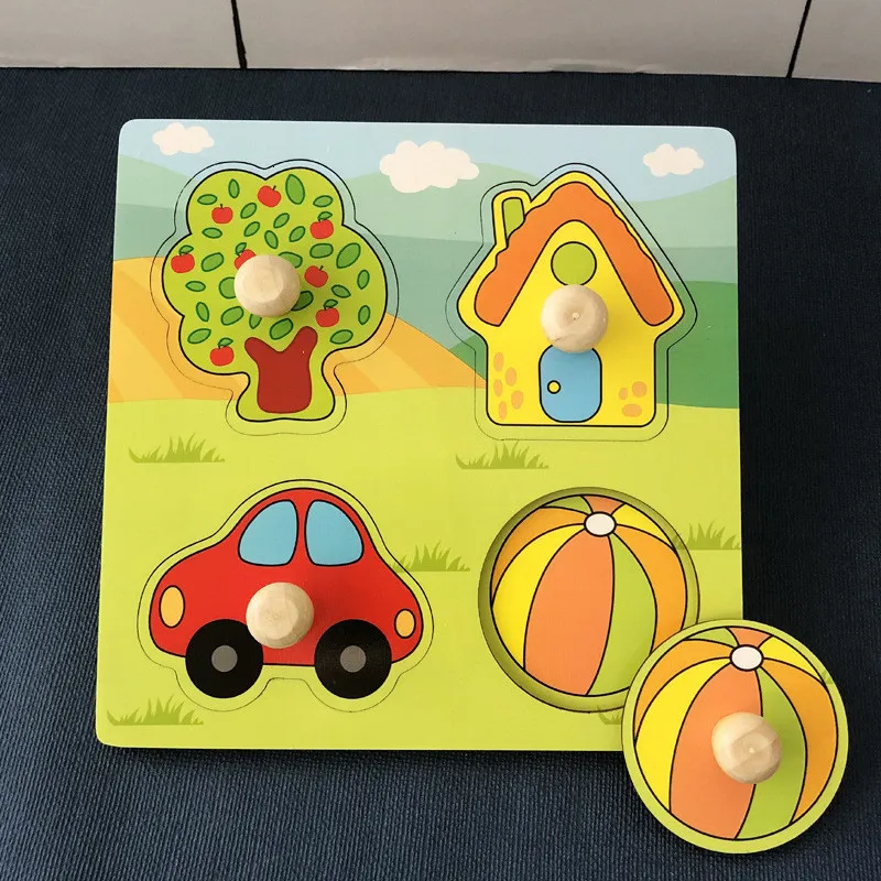 3D Puzzles Montessori Wooden Toys For Kids Ages 1 3 ... From Dang08, $7 ...