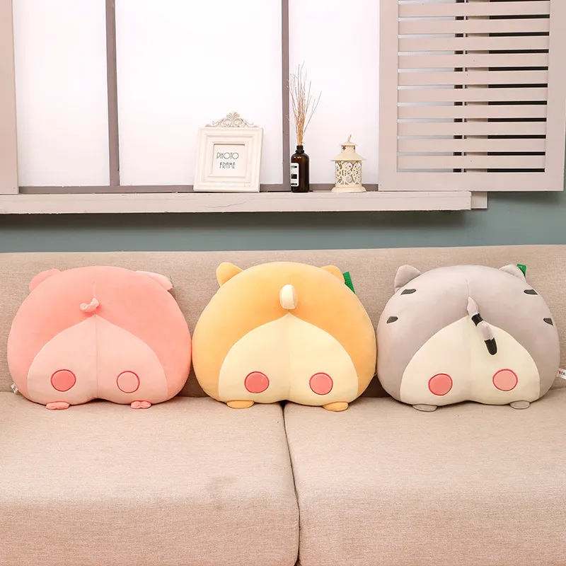 Jouets en peluche cochon Super mignons, coussins de poupée Koki, oreillers de couchage, poupées et poupées sur le lit pour filles