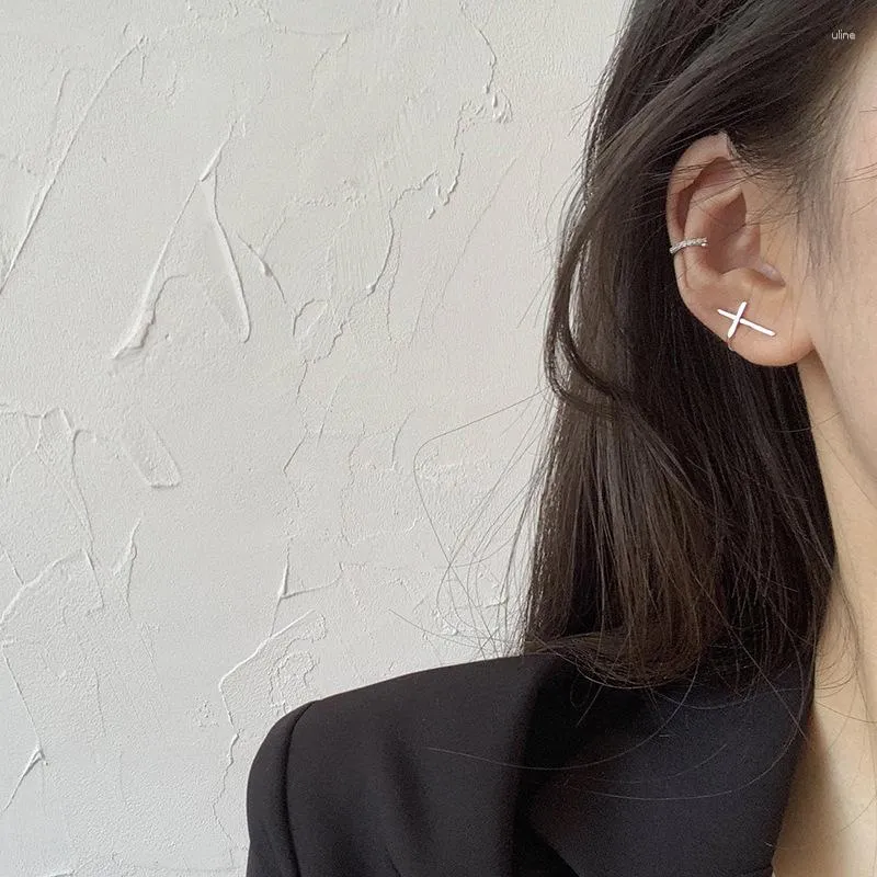 Todorova – boucles d'oreilles géométriques simples pour femmes, mode fête minimaliste, petite croix, bijoux féminins, vente en gros
