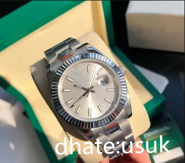 Męski automatyczny zegarek 2023 Diver Sport na rękę DATEJUST 41 mm Wimbledon 126334 Flanowane iluminowane wodoodporne Jan- Zupełnie nowe biznesowe zegarki biznesowe