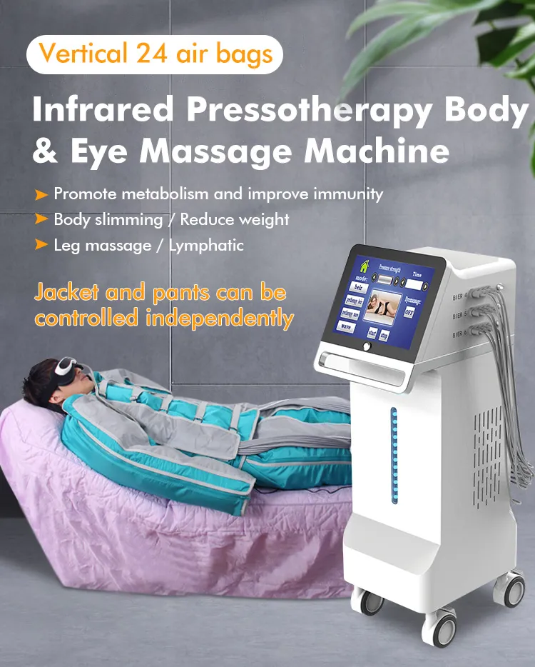 New Upgrade Vertical 3 In 1 Far Infrared Pressotherapy Lymphatic