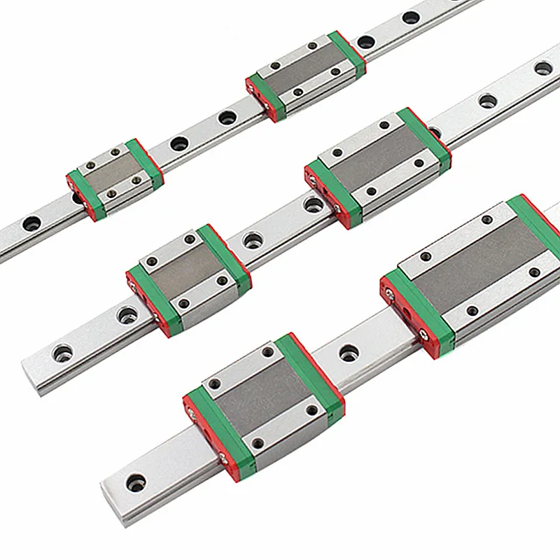 Peças CNC Guia do bloco de linear linear Slide miniature Rail 100-800mm para a máquina de gravura do roteador CNC da impressora 3D