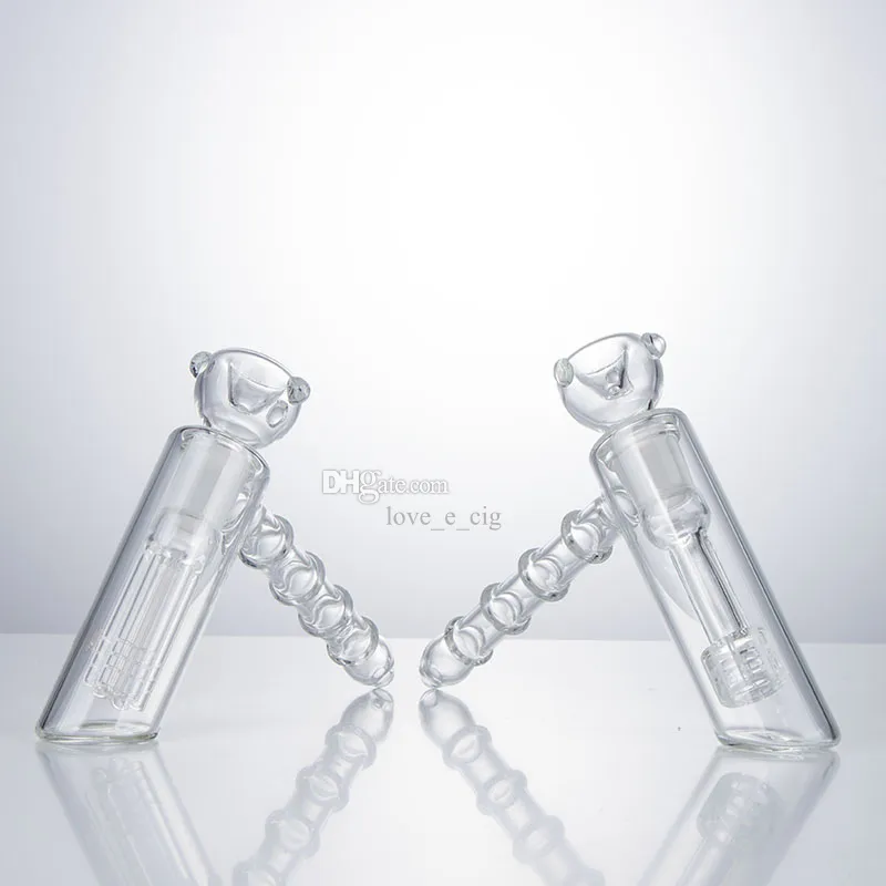 CSYC Y149 Pipa da fumo 19mm Hammer Style 6 Arm Tree Tubi per acqua in vetro Birdcage Perc Bubbler Bong con cupola di tabacco Ciotola Flusso d'aria liscio