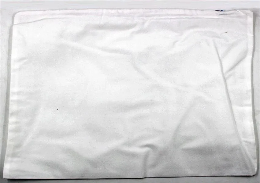 Sublimation Blank Pillow Case 45*45cm Polyester Pillows Cover White DIY Bedding Supplies For Home Sofa A03