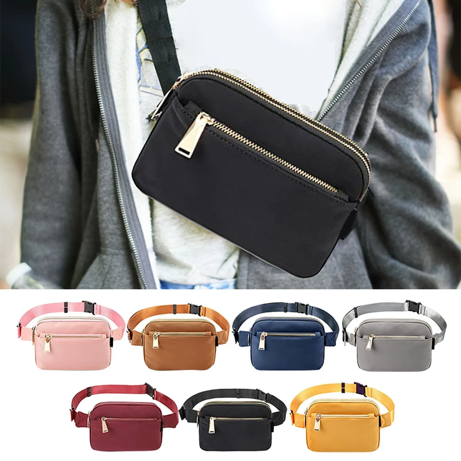 Bel Kadınlar İçin Bel Çanta Paketleri Erkekler Crossbody Fanny Pack Kemer Çantası, Yüksek Çoklu 230906 için Ayarlanabilir Kayış Yumuşak Tayt