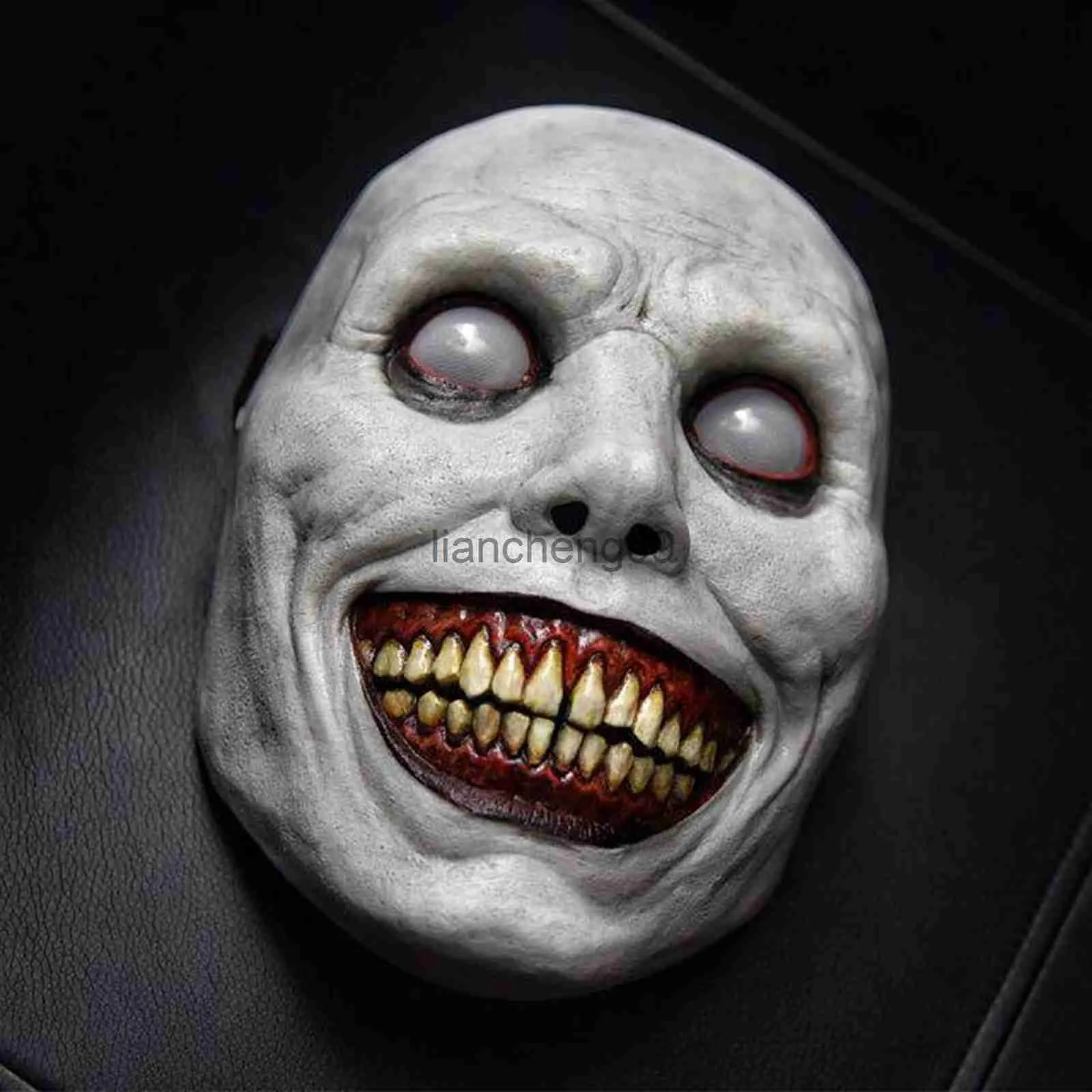 Party Masks Creepy Halloween Mask Smiling Demons Horror Face Masks Masker Evil Cosplay Props Party Masquerad Halloween Mask Clothing Accessor X0907