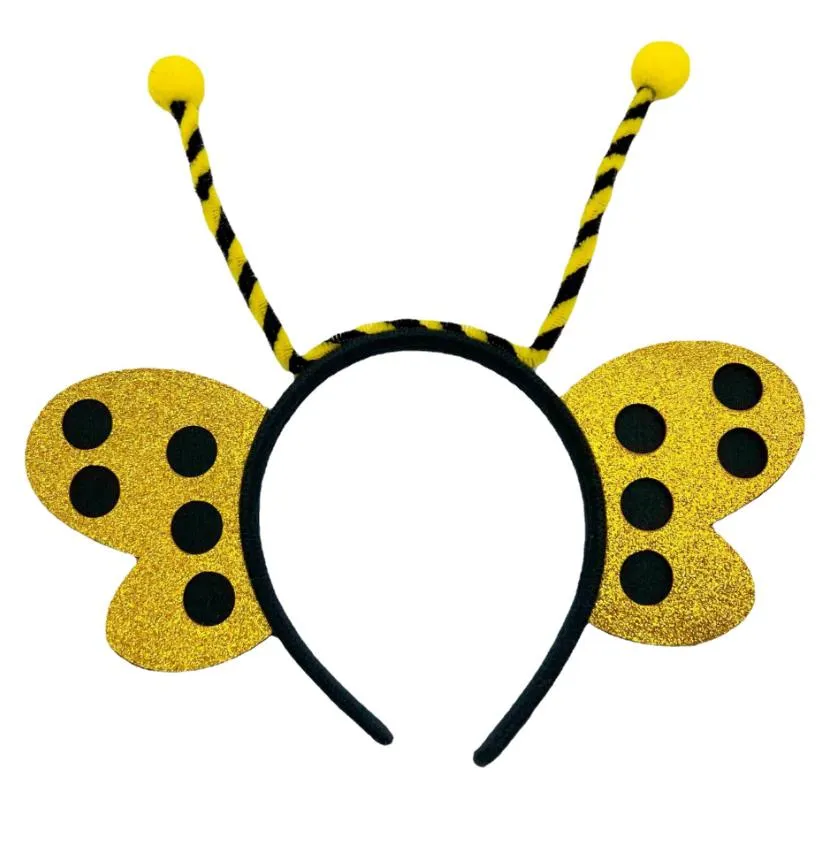 خنافس هوائي عصابة الجنية الجناح الجناح boppers Bee Butterfly حشرات الشعر فرقة أزياء ملحق للجنسين الكبار الأطفال هدية عيد ميلاد هدية الهالوين