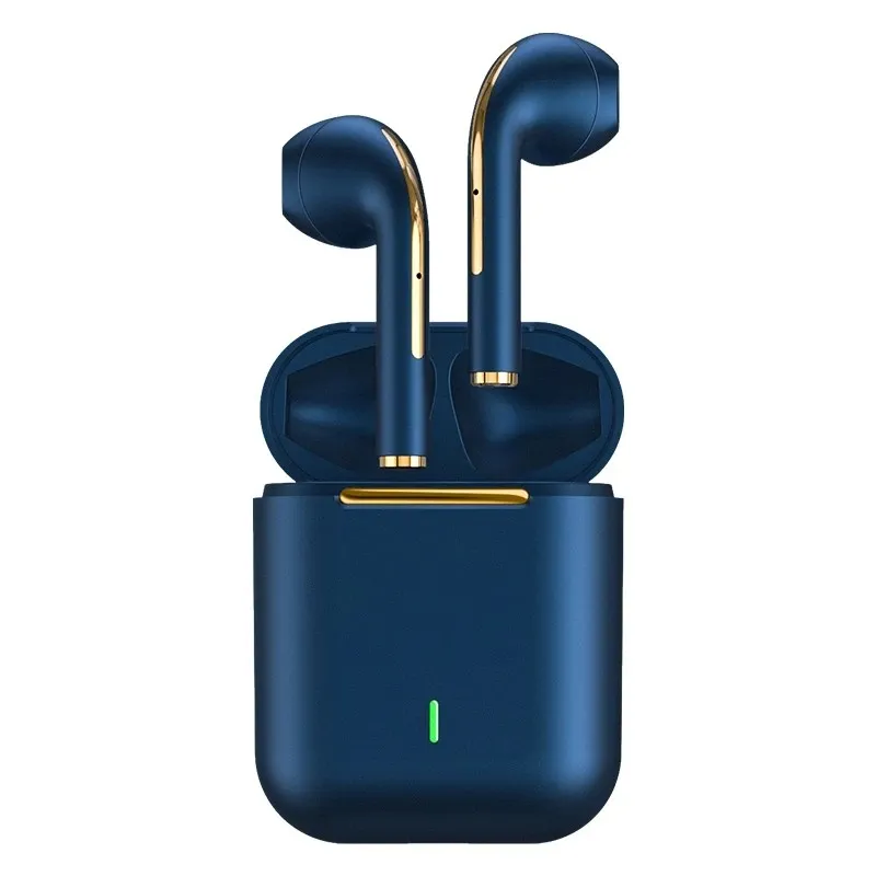 Nowe słuchawki bezprzewodowe J18 In Ear TWS Bluetooth Ture Sport Słuchawki HiFi stereo Gra Wodoodporna słuchawka z mikrofonem ECouteur Mankiety douszne Auriculares Ucha