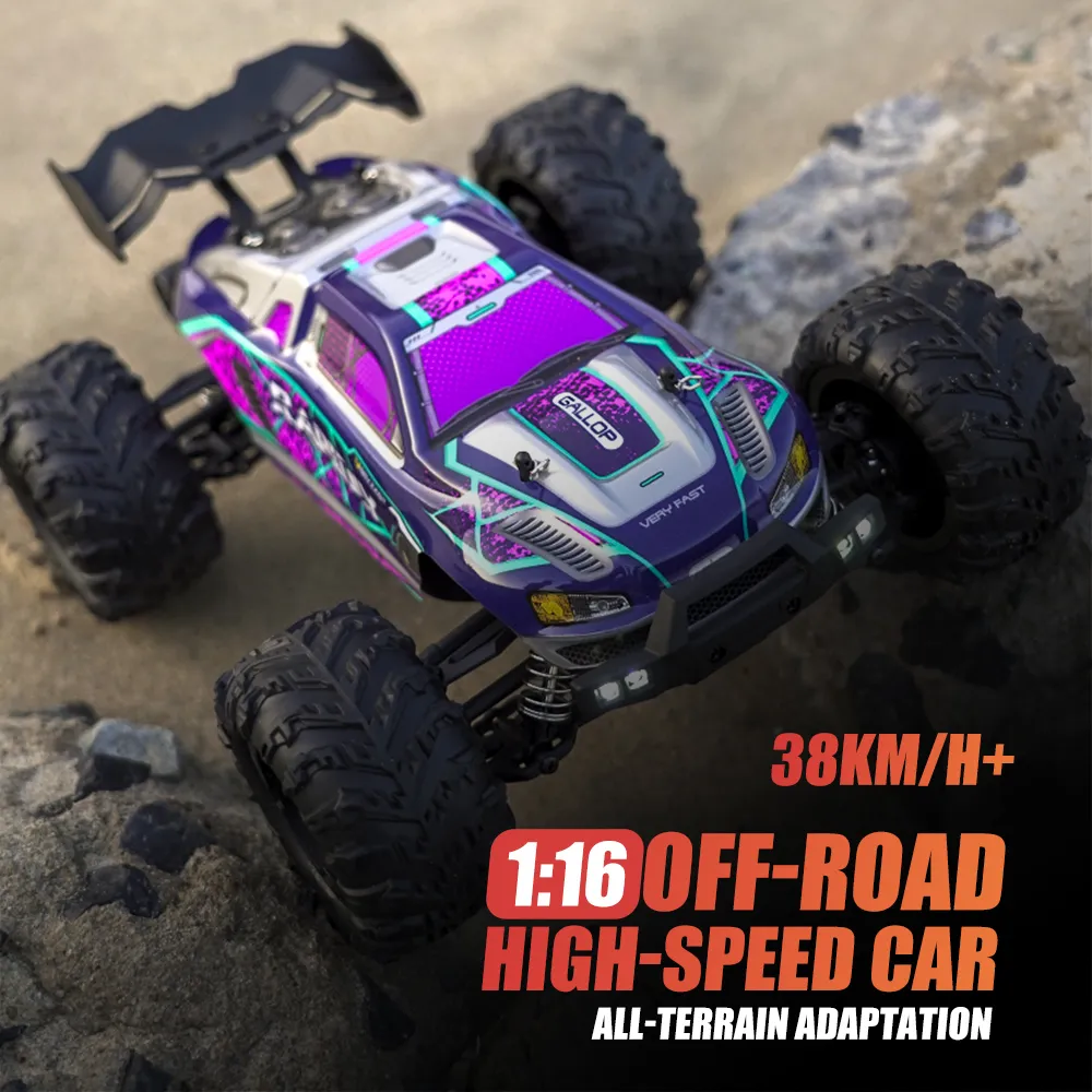 ElectricRC Auto 1 16 Schaal Grote RC AUTO 50 km/u Hoge snelheid RC Speelgoed voor Jongens Afstandsbediening Auto Drift 24G 4WD Off Road Monster Truck Gfits 230906