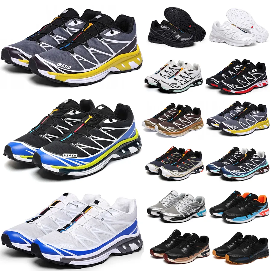 XT6 Advanced running shoes mens White Blue Triple Black Mesh WINGS 2 white blue red yellow green Speed Cross speedcross men women Outdoor Trainer Sneakers