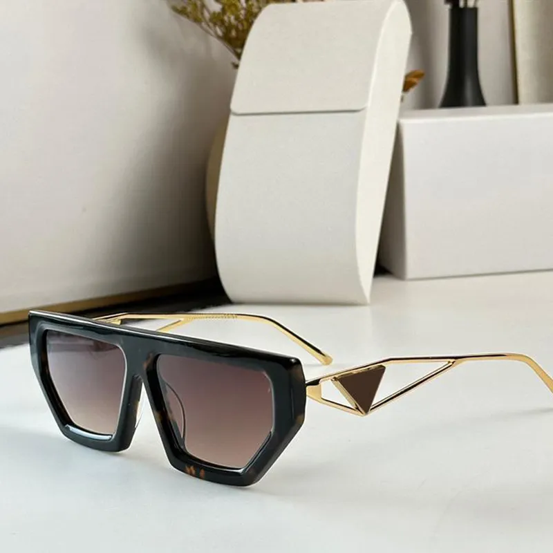 Luxe designer zonnebrillen voor heren en dames met cat eye Outdoor-zonnebril Hoge kwaliteit harsbril Vliegbril meerkleurige optie SPR 19Y