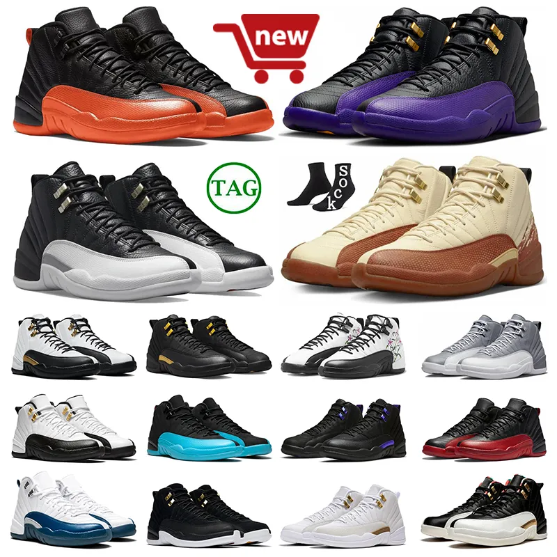 Jumpman 12s Men Basketball Shoes 12 Playoffs Field Purple Flu Game Royal Taxi University Blue Gold Women Mens Trainers Outdoor Sports Sneakers