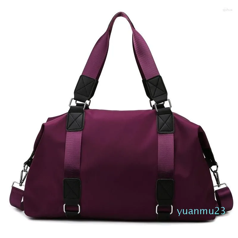 Outdoortassen Effen Kleur Yoga Fitnesstas Draagbare Dames Nat en Droog Scheiding Waterdicht Grote Capaciteit Bagage Sport