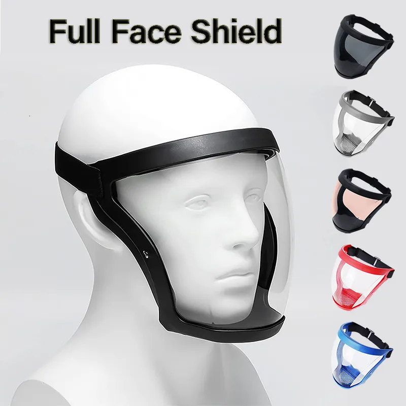 Strumenti per insalata Scudo di protezione di sicurezza trasparente Visiera integrale per utensili da cucina Maschera per occhiali antivento per moto antispruzzo d'olio 230906