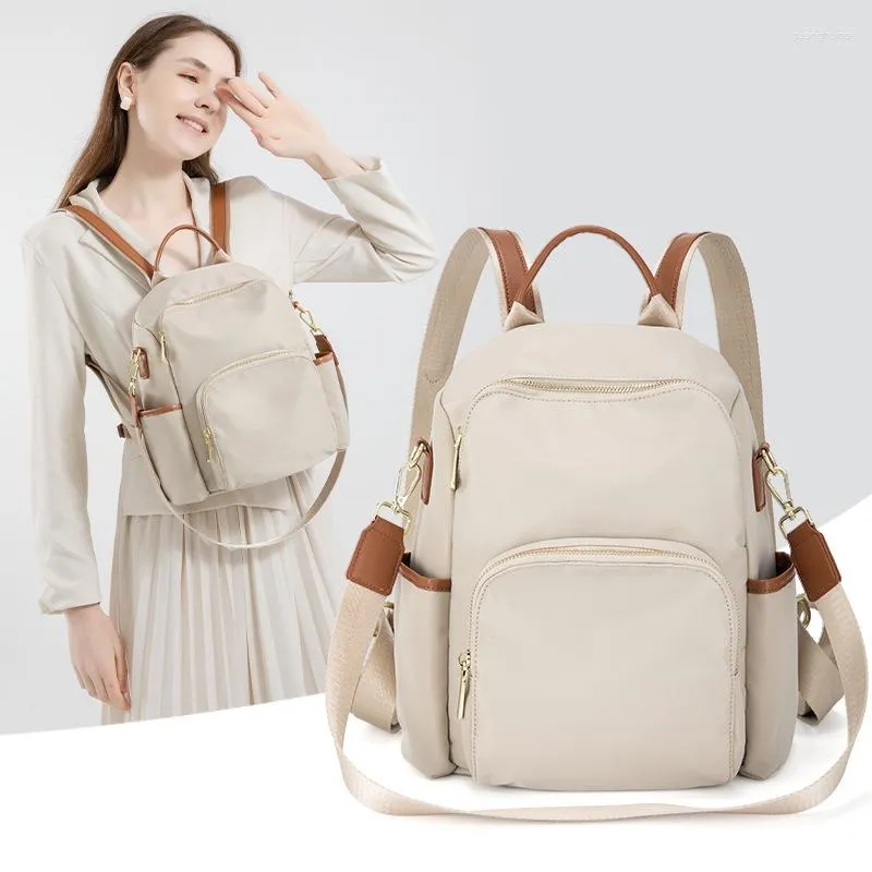 School Bags XZAN Casual Backpacks Women Fashion Girl's Bag Ladies Travel Bagpack Oxford Sling Female Backpack