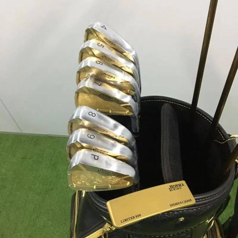 Golfclubs Nieuwe Ichiro Honma Originele Set Driver+Fairway Wood+Ut+Irons+Putter Grafiet Shaft S of R of SR Met Tas