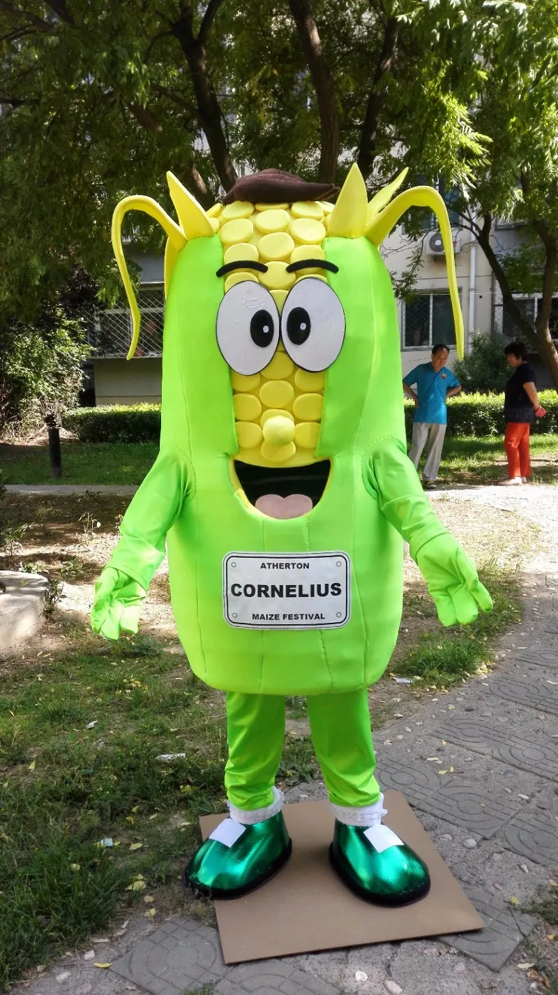 corn mascot costume maize custom custom adult size cartoon character fancy dress carnival costume41236