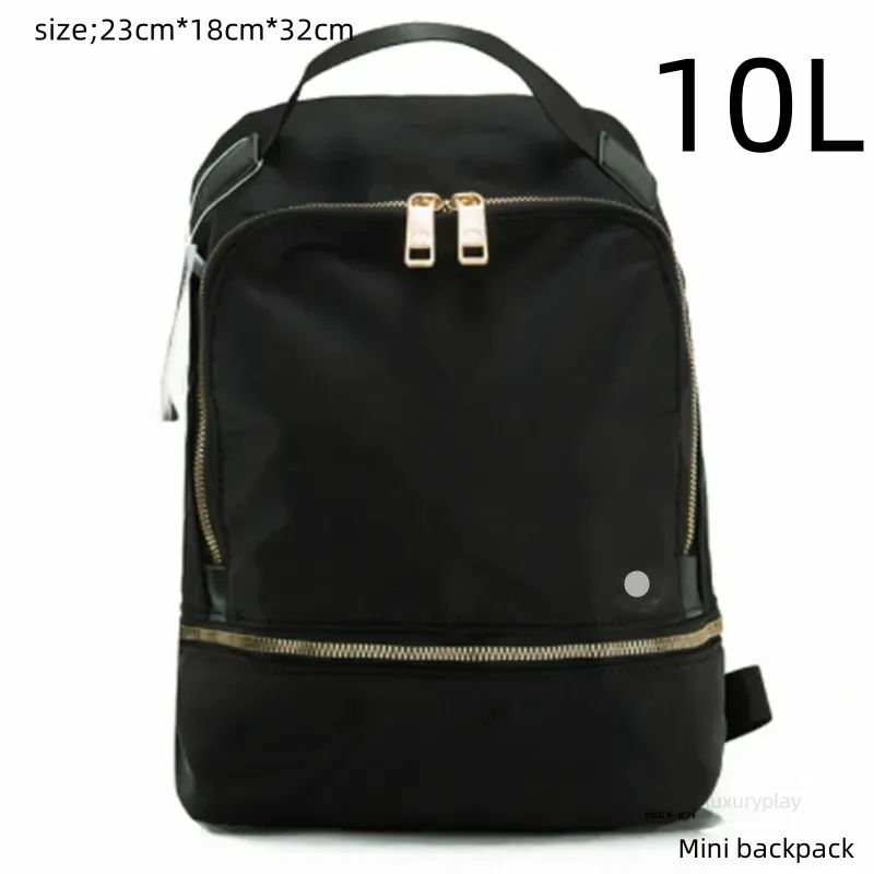 LU-066 Six-color High-quality LL Outdoor Bags Student Schoolbag Backpack Ladies Diagonal Bag New Lightweight Backpacks Women Yoga Outdoor Bags with 