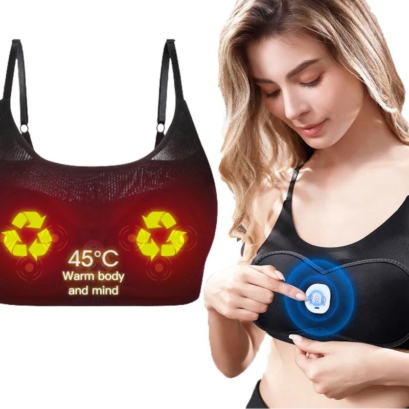 Smart Electric Breast Massage Bra With Vibration, Heating, And Compress  Stimulator For Chest Shaping And Relaxing Care Bra 230907 From Bian04,  $21.86