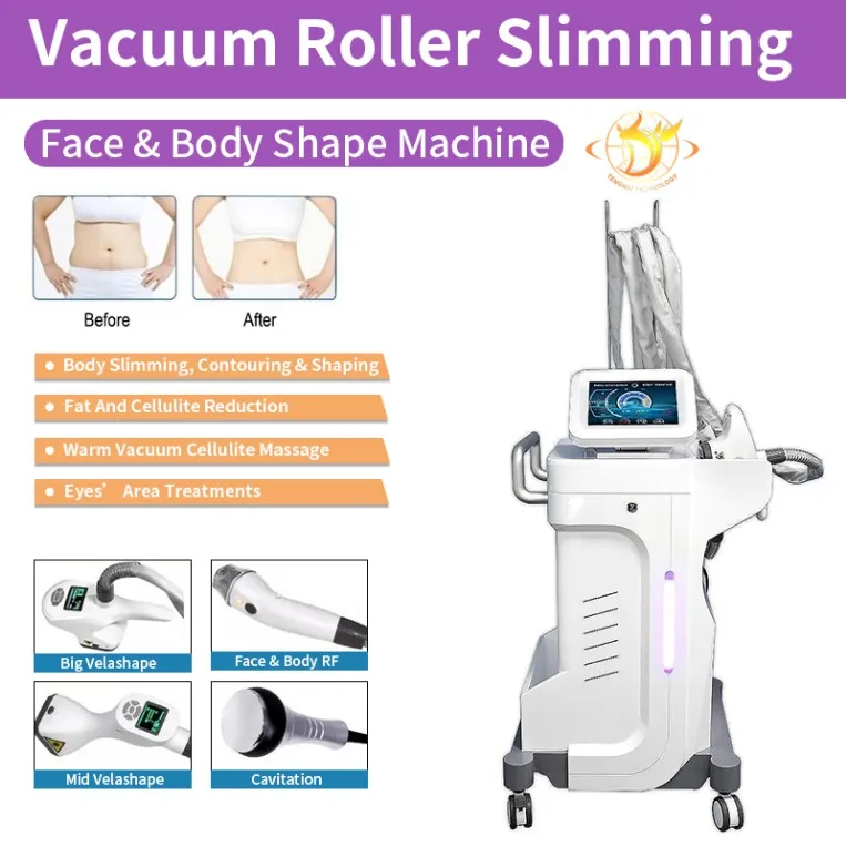 Machine à Laser, dispositif sous vide, amincissant pour l'élimination de la Cellulite, équipement de mise en forme du corps, Machine à Cavitation ultrasonique