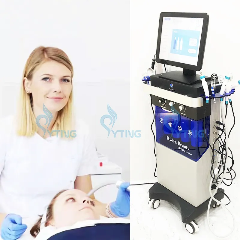 Hydra Facial Machine 14 in 1 Diamond Dermabrasion Skin Deep Cleaning Facial Care Aqua Peeling Machine