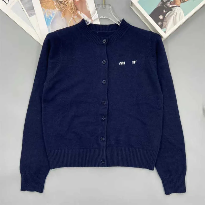 Womens Knits & Tees Designer MIU Style Knitted Cashmere