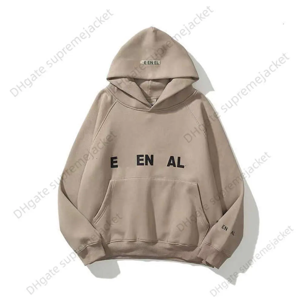 ESENTIAS Hoodie Autumn Men Women Oversize Best-Quality Sweatshirts Streets Hip Hop Streetwear Neutral Pullover Size S-XXXL