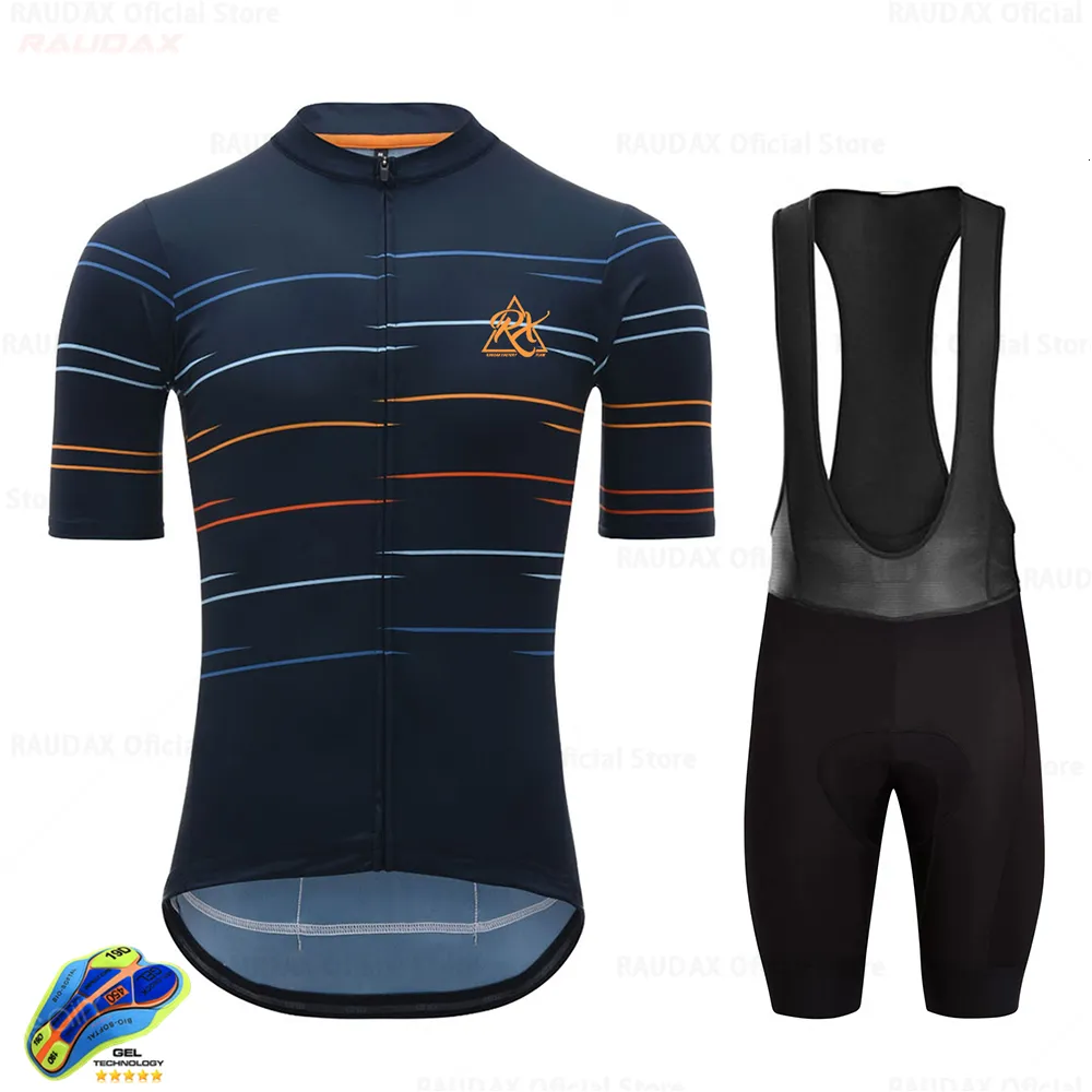 Maillot de cyclisme ensembles Rx vêtements pour hommes portent une meilleure équipe arc-en-ciel été Areo vêtements à manches courtes vtt vélo de route 230907