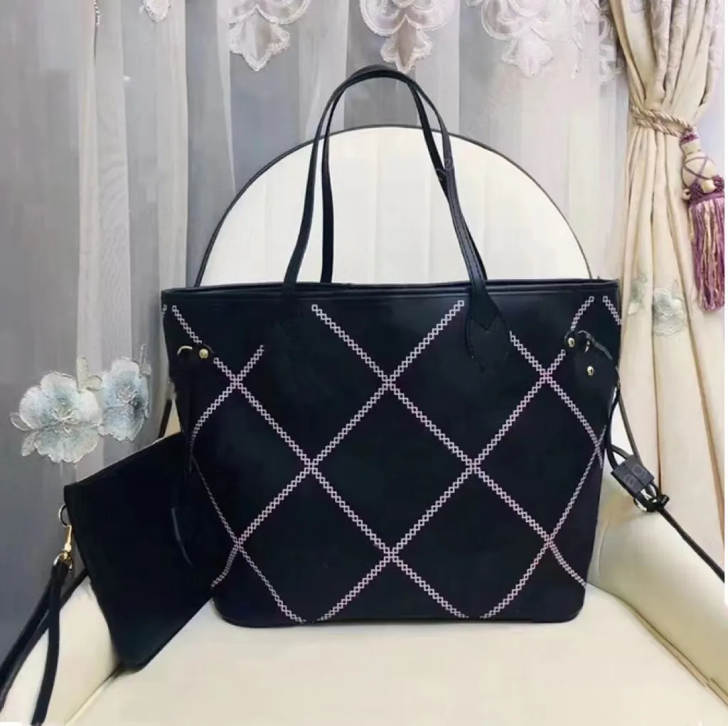 Borsa tote firmata Borsa grande con portamonete Borsa a tracolla in reticolo marrone in pelle moda Borsa alta a quadri classica di lusso con fioriMM41605 40995 BAGMM41605