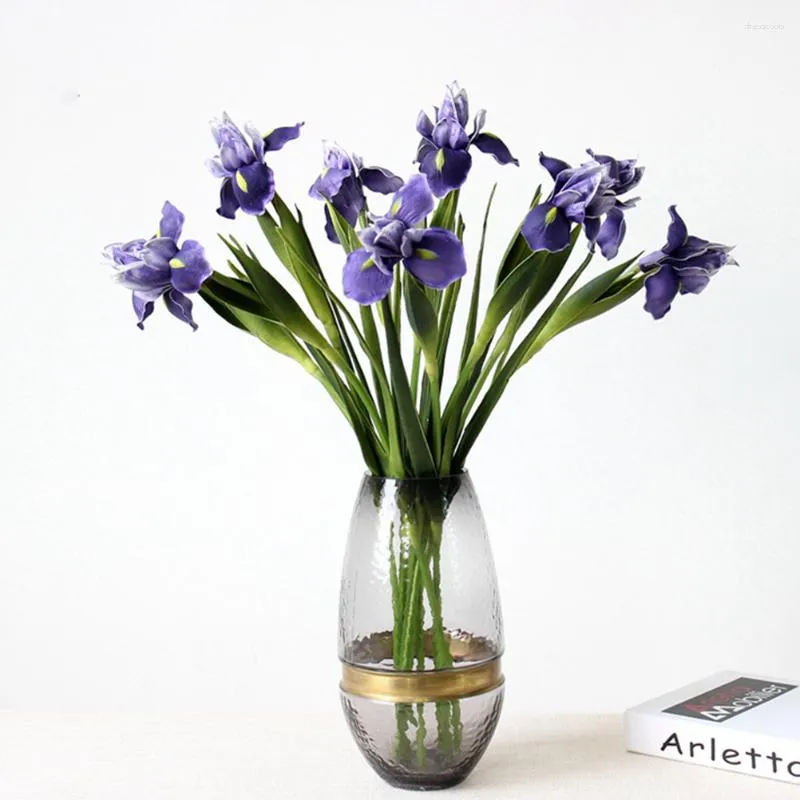 Dekorative Blumen Faux Iris Blume Fake Simulation Dekor Hochzeitsdekoration künstlich