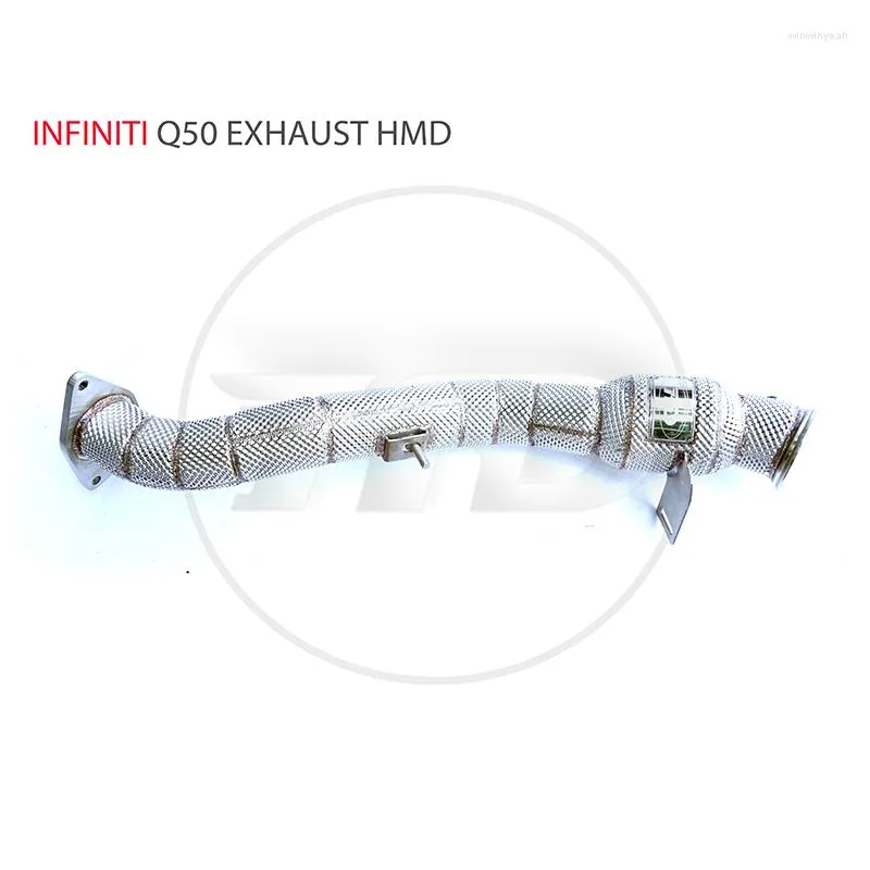 Infiniti Q50 2.0T Exhaust Downpipe With Catalytic Converter Header